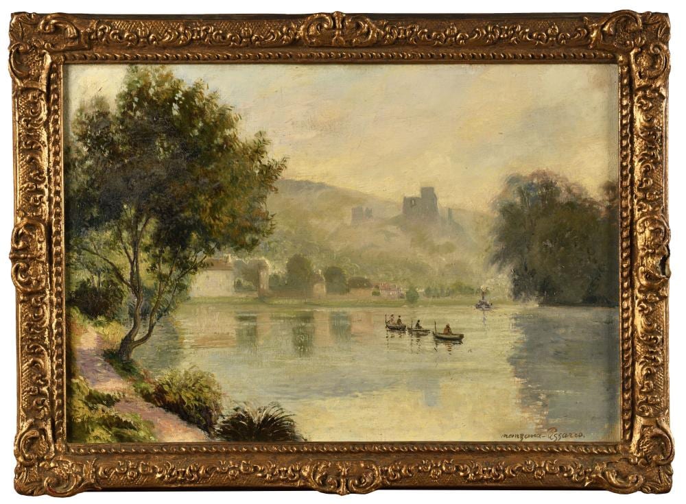 Georges Manzana-Pissarro comparable auction result: georges manzana pissarro 1871 1961 vue des andelys