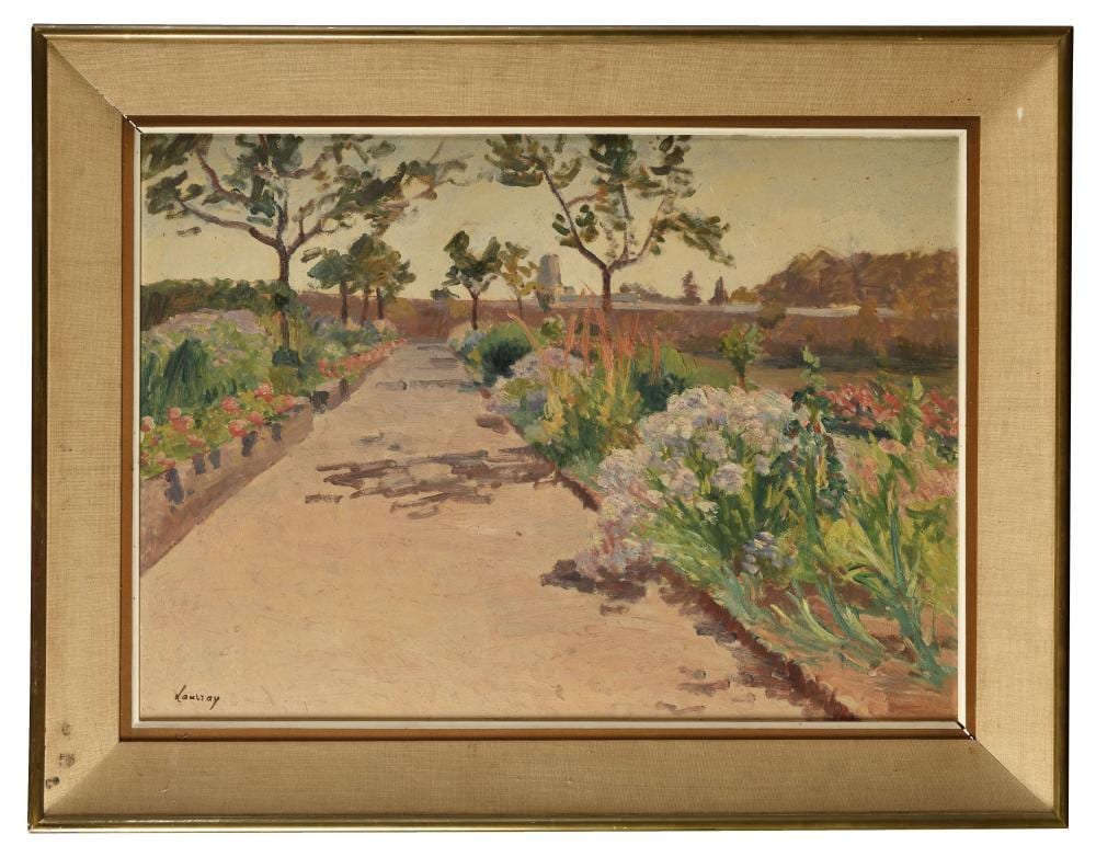 Abel Lauvray comparable auction result: abel lauvray 1870 1950 jardin du peintre v theuil