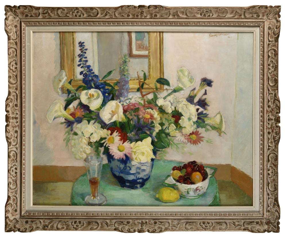 Clément-Serveau comparable auction result: cl ment serveau 1886 1972 bouquet de fleurs 1941
