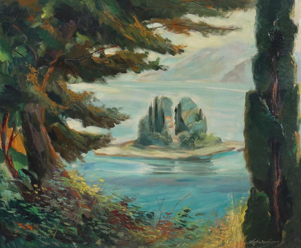 Alexandros Alexandrakis comparable auction result: alexandros alexandrakis 1913 1968 landscape