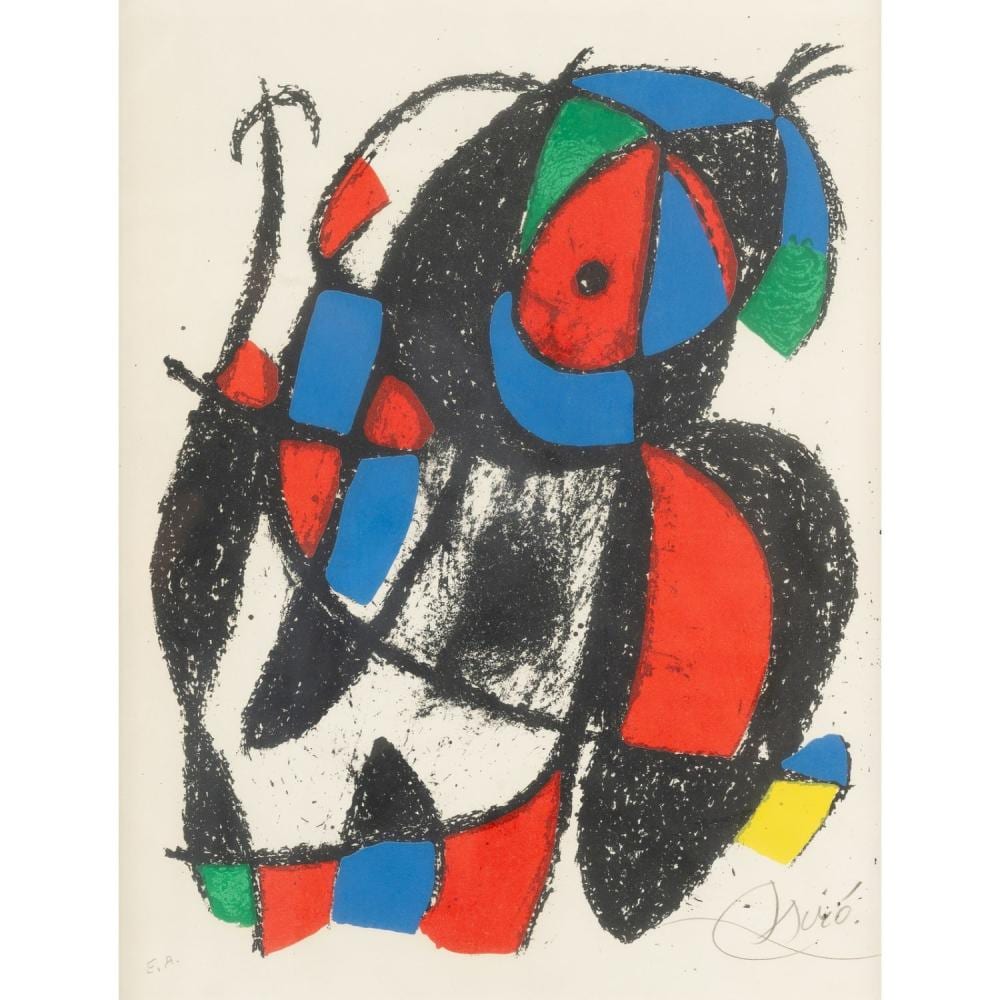 Joan MIRO (1893-1983) sold by Tajan, lot 128 — auction record photograph