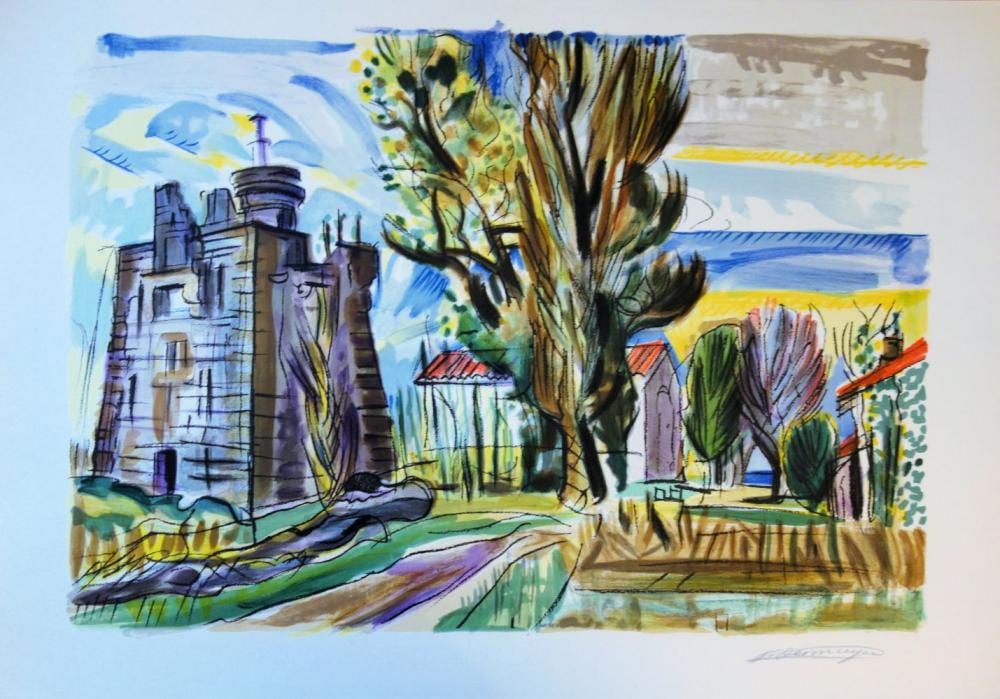 François Desnoyer comparable auction result: fran ois desnoyer the old fortress 1965