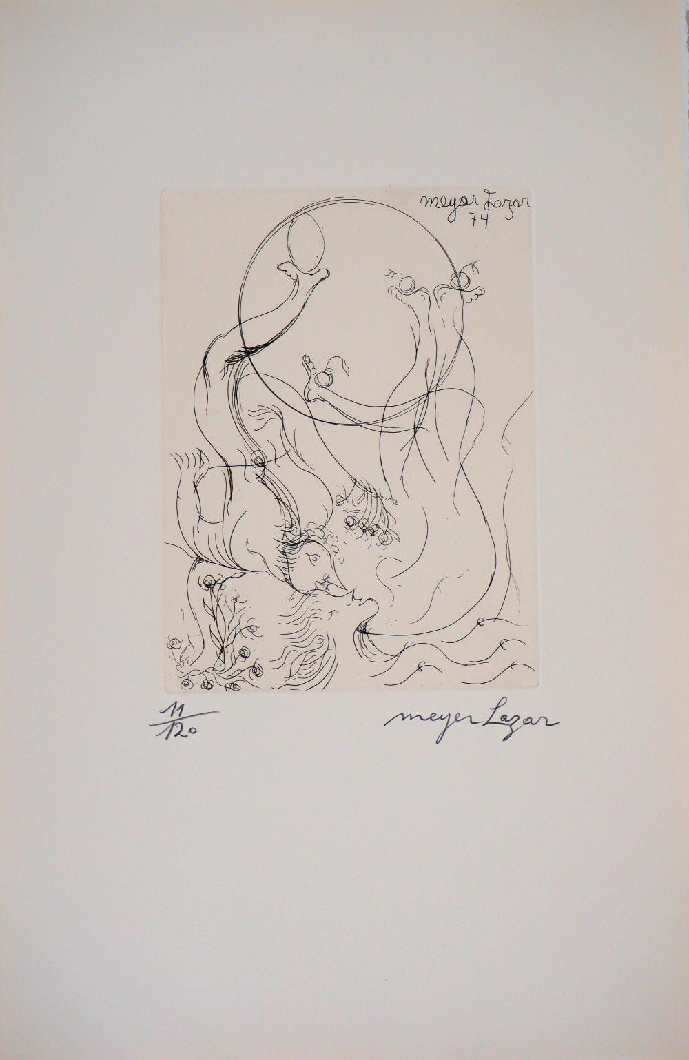meyer lazar song of songs sweet kisses 1974 · TGP Auction · 2024-11-27 Meyer Lazar comparable auction result: meyer lazar song of songs sweet kisses 1974
