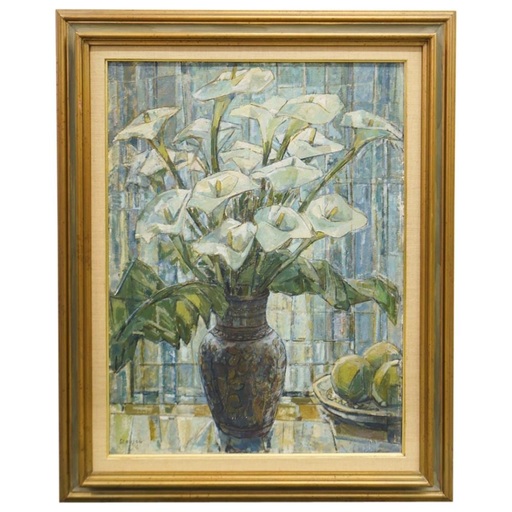 Helmut Gransow comparable auction result: helmut gransow 1921 2012 oil on canvas still life painting