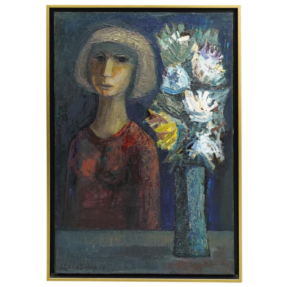Jesus Carlos de Vilallonga comparable auction result: jesus carlos de vilallonga spanish canadian 1927 2018 oil on canvas painting