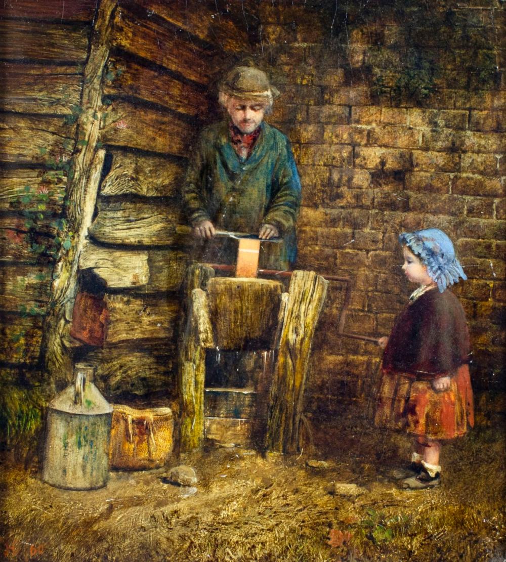 John Henry Dell comparable auction result: john henry dell uk 1836 1888 oil painting antique