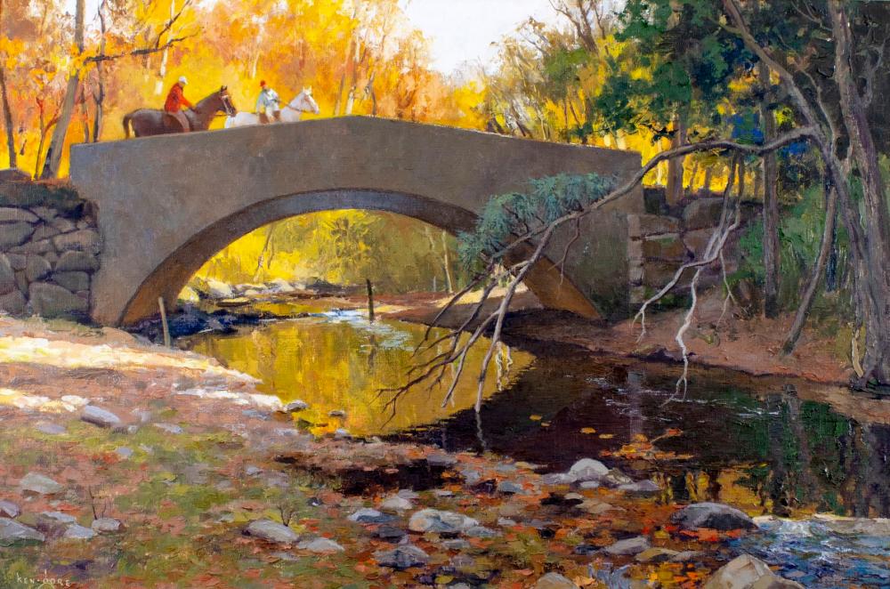 Ken Gore comparable auction result: ken gore ma il 1911 1990 oil painting