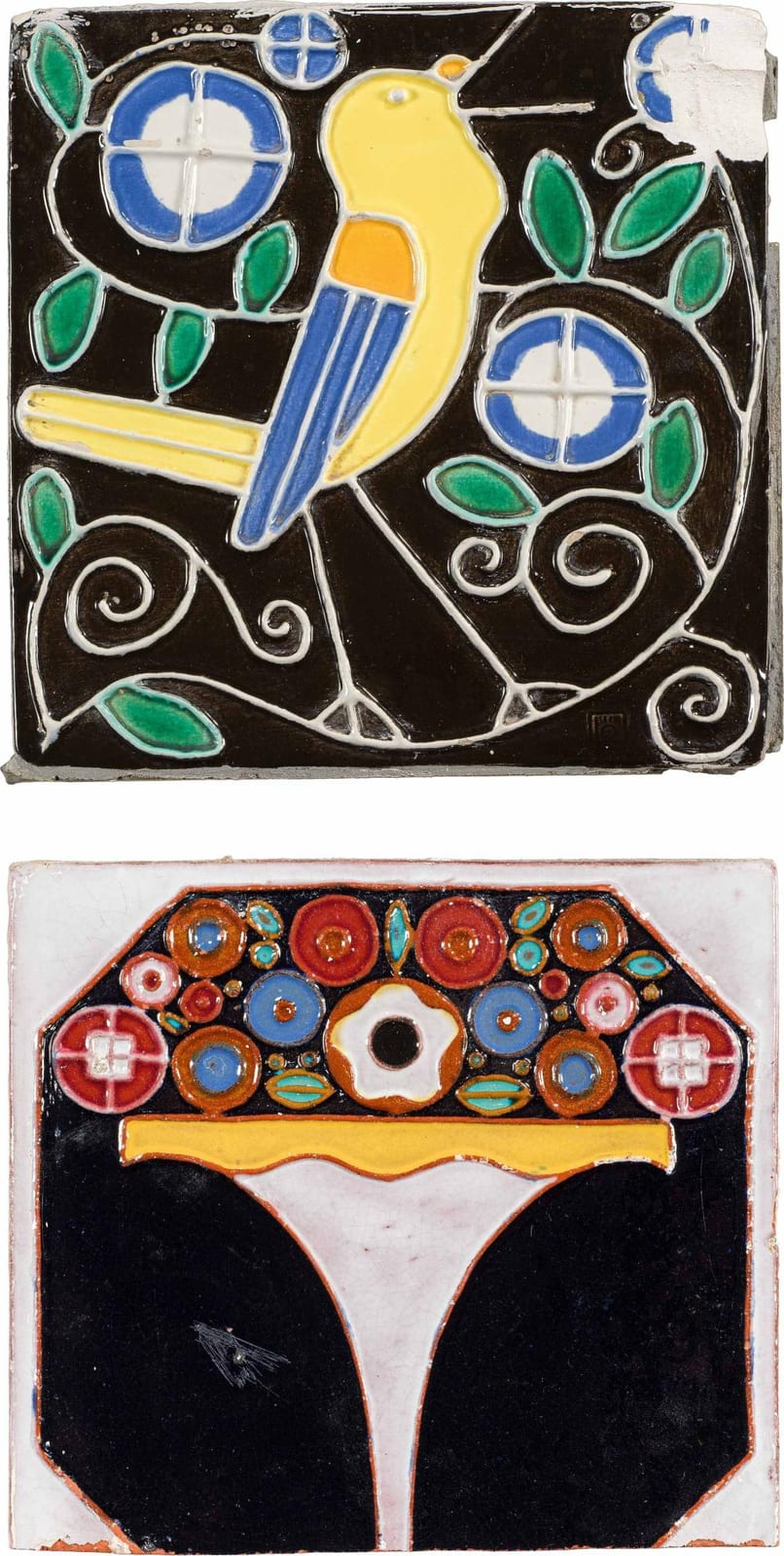 Berthold Löffler comparable auction result: bertold l ffler two tiles