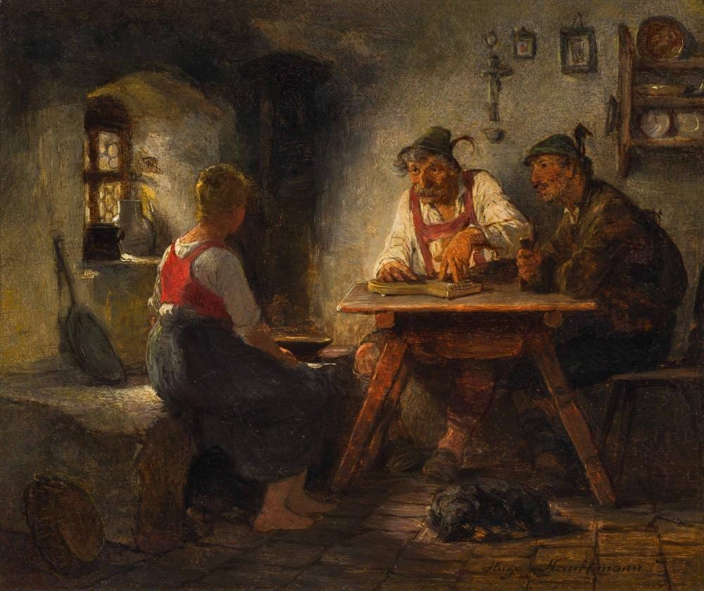 hugo kauffmann zitherspieler in the sennh tte · Im Kinsky · 2024-12-03 Hugo Wilhelm Kauffmann comparable auction result: hugo kauffmann zitherspieler in the sennh tte