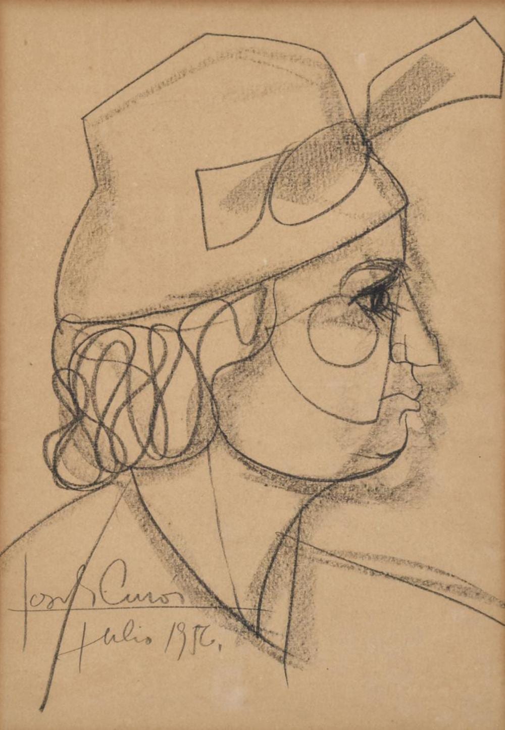 Jordi Curós comparable auction result: jordi cur s 1930 2017 portrait july 1956