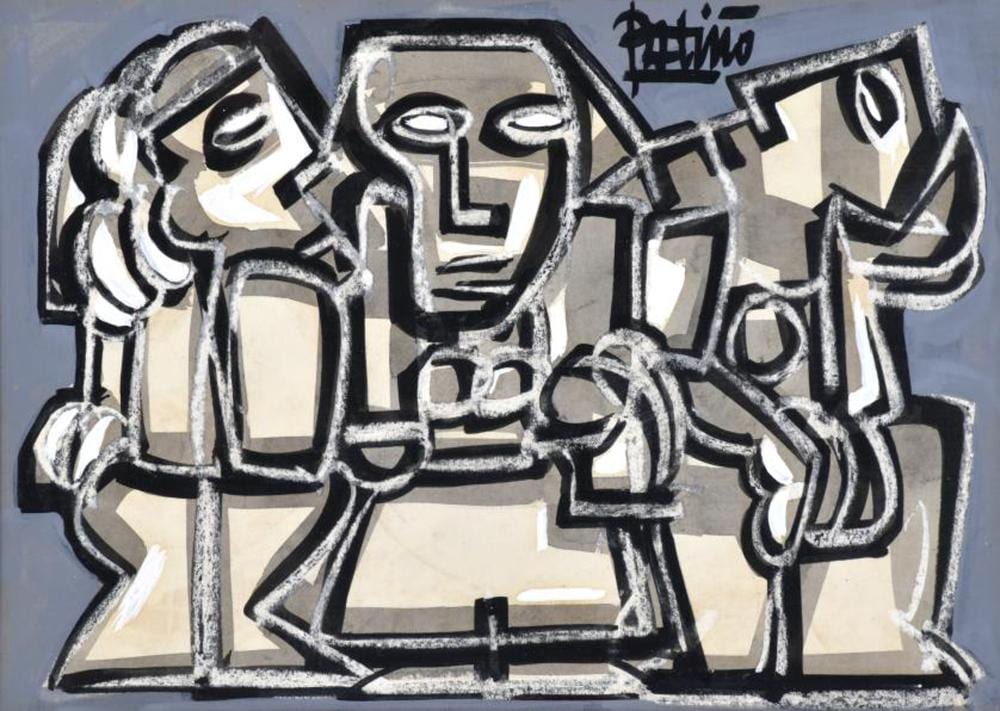 Antón Patiño comparable auction result: ant n pati o 1957 3 figures