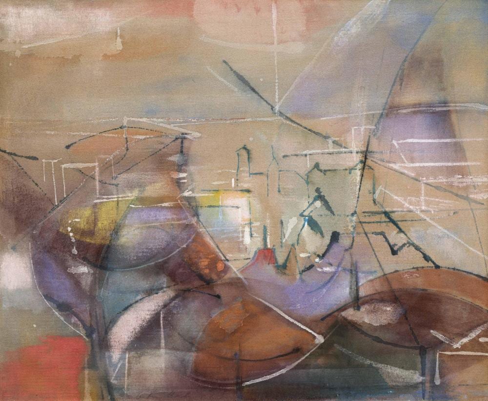 Anton Mahringer comparable auction result: anton mahringer view of a city