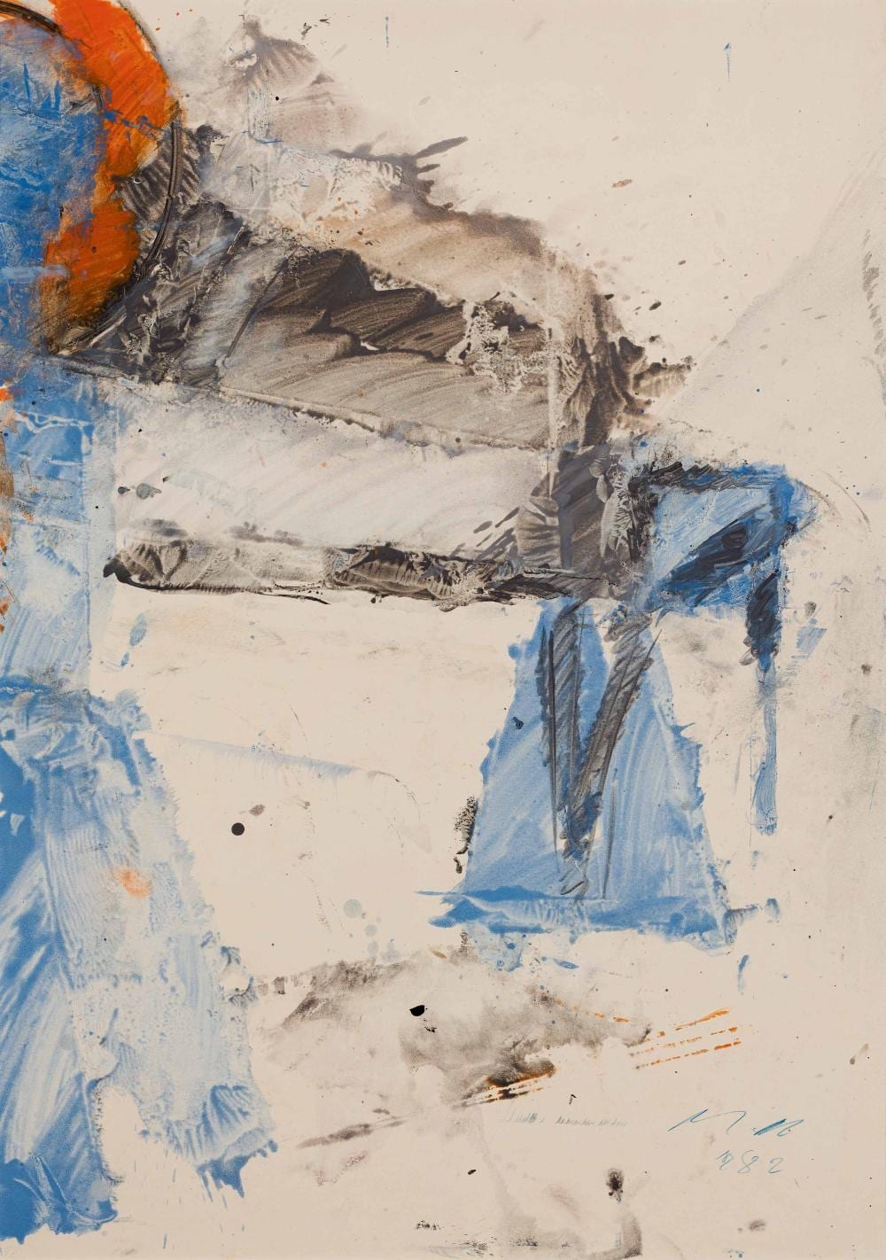Josef Mikl comparable auction result: josef mikl untitled