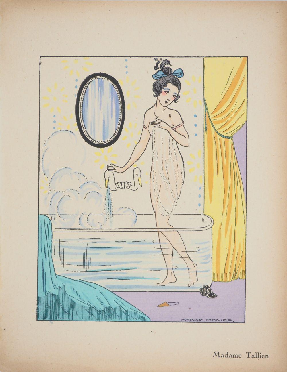 Maggy Monier comparable auction result: maggy monier art deco madame tallien c 1930