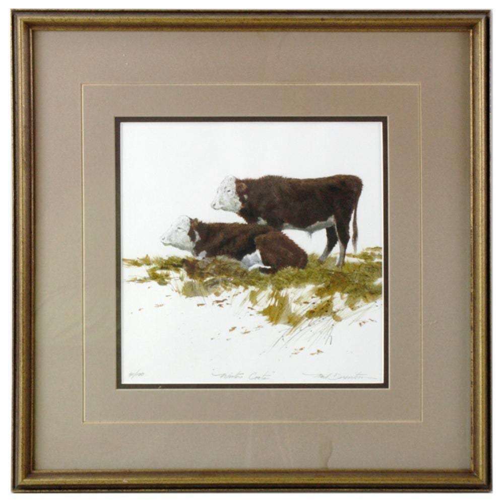 Neil Drevitson comparable auction result: neil drevitson winter coats lithograph