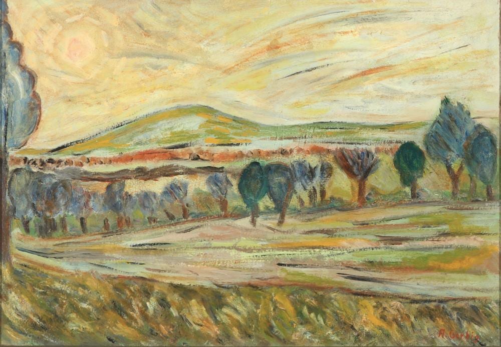 Alexander (1878) Gerbig comparable auction result: alexander gerbig 1878 1948 wide landscape