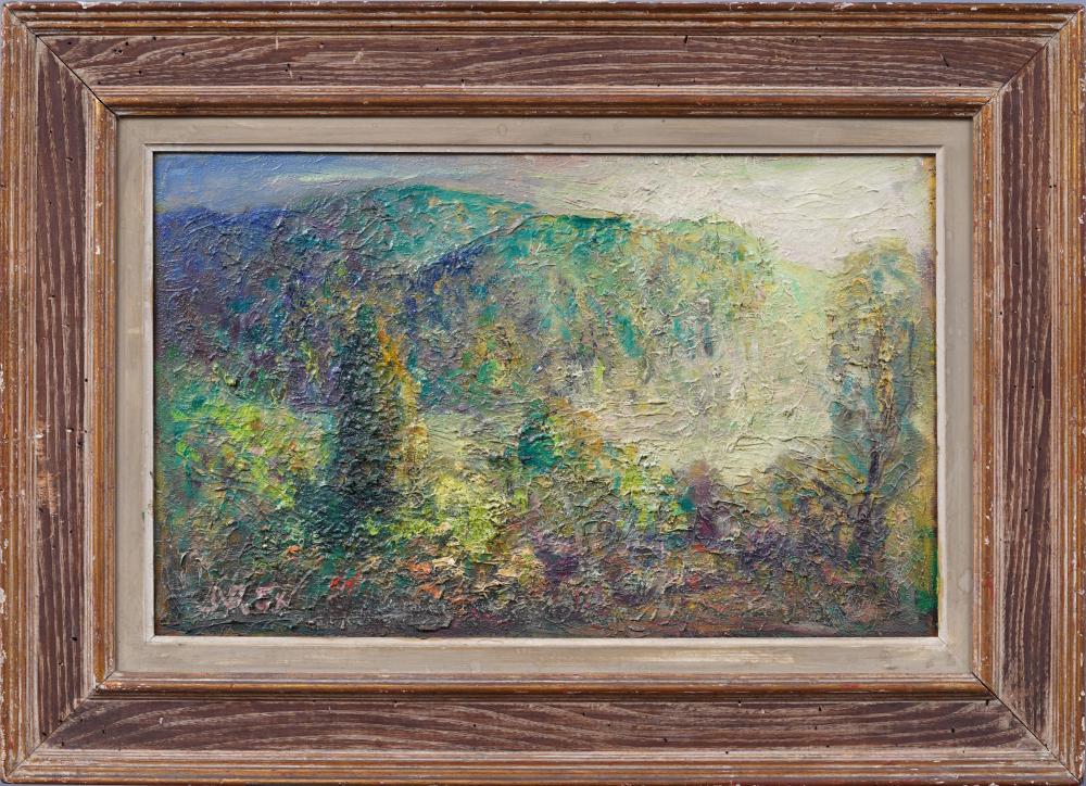 James Naumburg Rosenberg comparable auction result: james n rosenberg 1874 1970 antique american pennsylvania modernist landscape oil painting