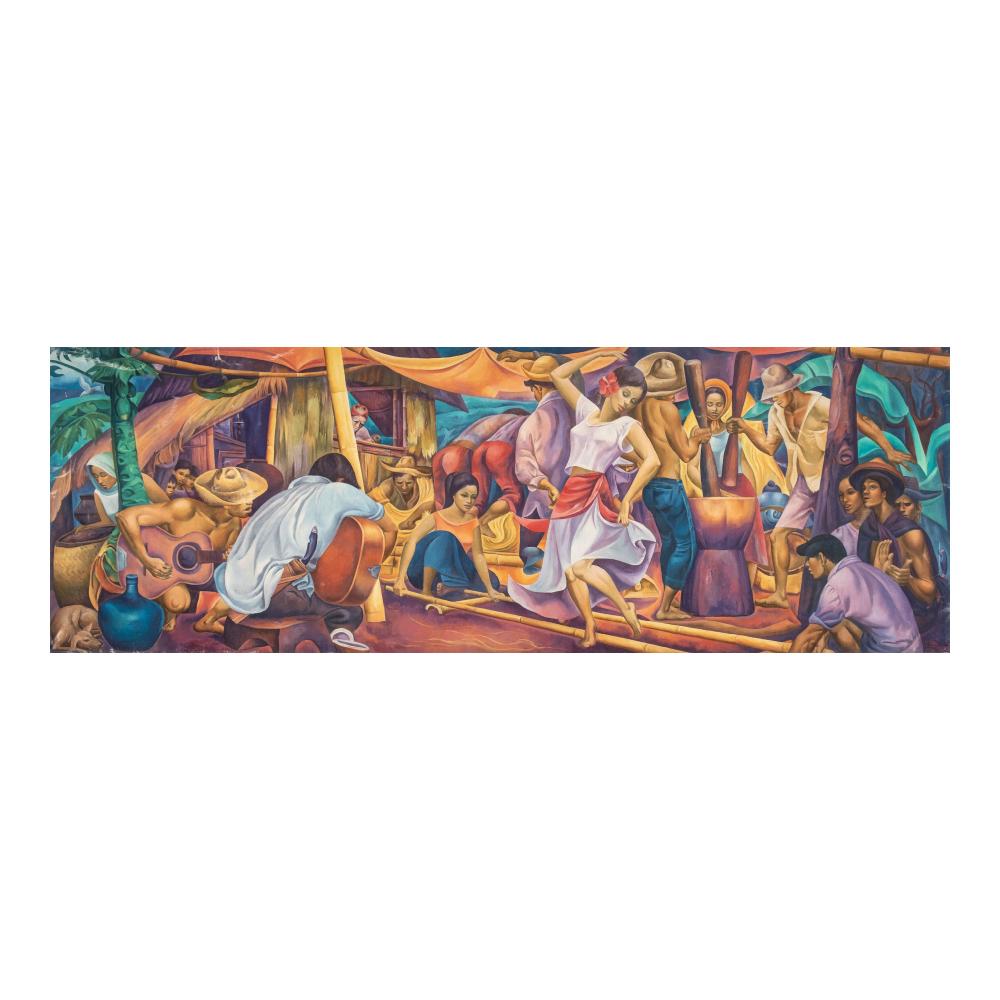 Carlos "Botong" V. Francisco (1912 - 1969) - Tinikling No. 2 comparable sale