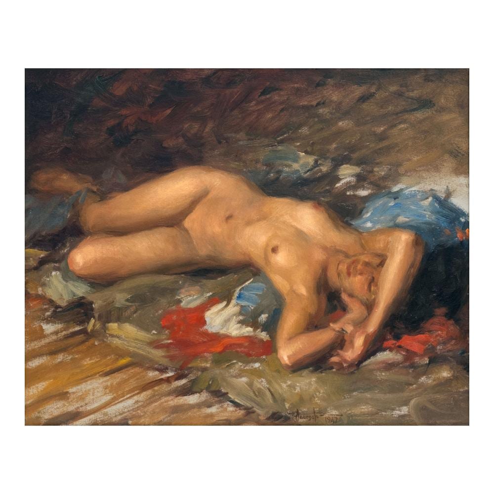 Fernando Amorsolo (1892 - 1972) - Lying Nude comparable sale