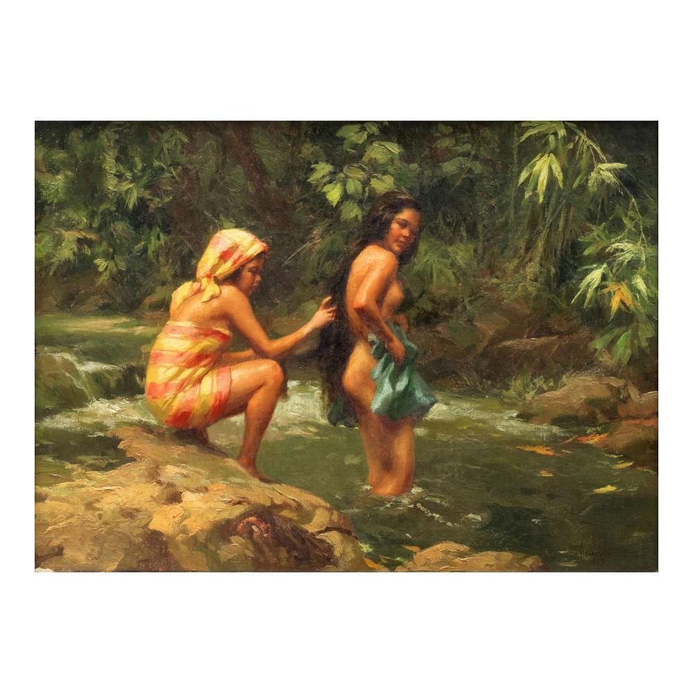 Fernando Amorsolo (1892 - 1972) - Bathers comparable sale