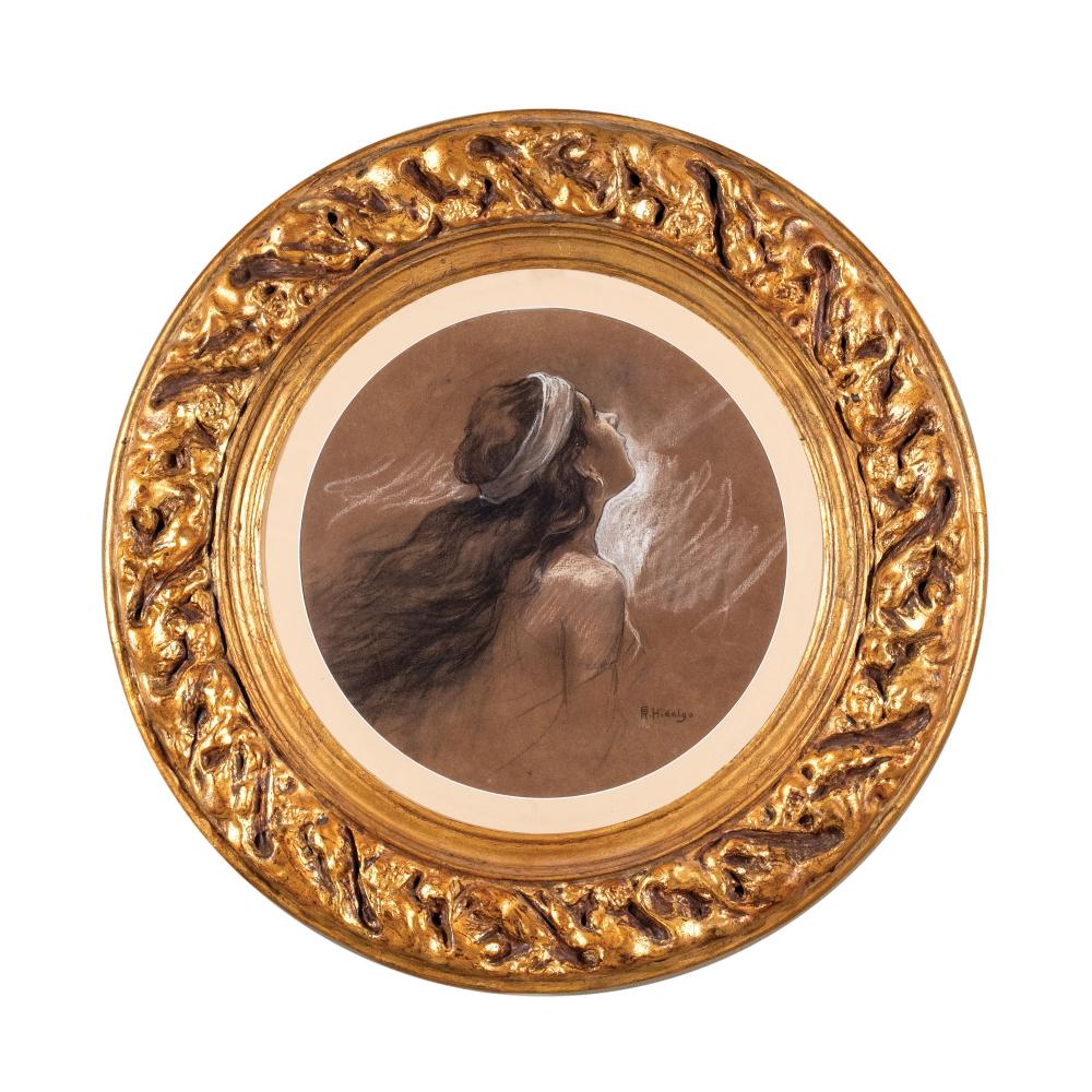 Félix Resurrección Hidalgo (1855 - 1913) - Per Pacem et Libertatem, Head Study comparable sale