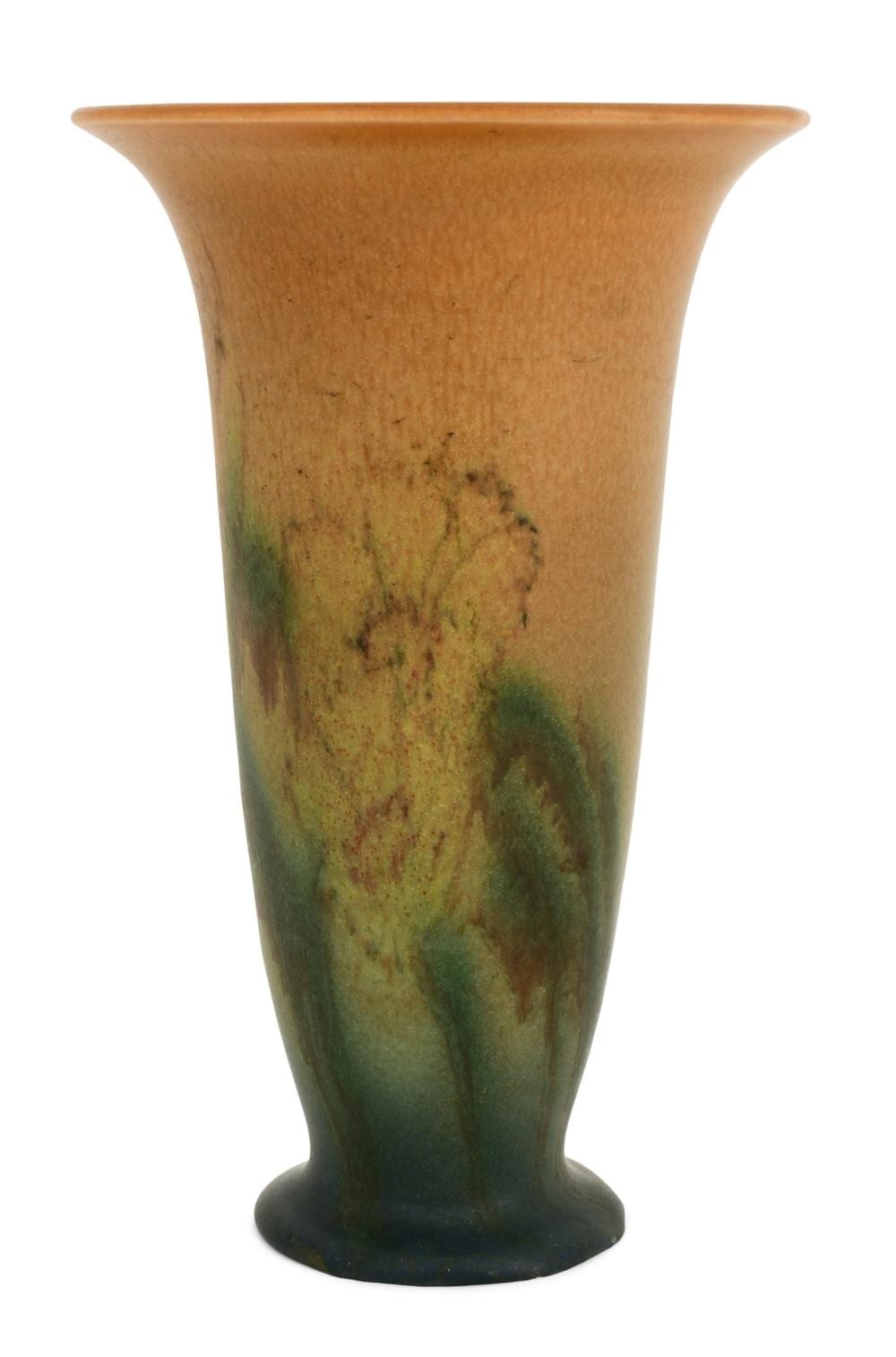 Elizabeth Lincoln comparable auction result: rookwood pottery floral vase decorated by elizabeth lincoln