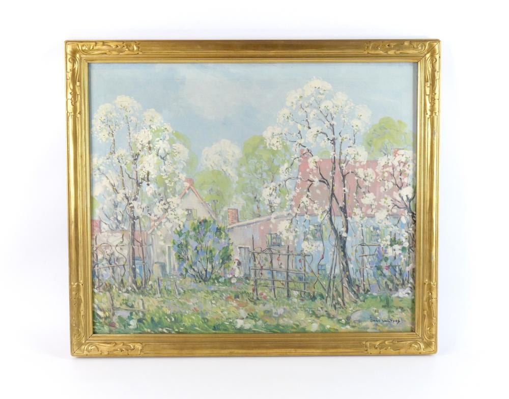 oil on canvas by emile walters · Bodnar's Auction Sales · 2024-12-04 Emile Walters comparable auction result: oil on canvas by emile walters