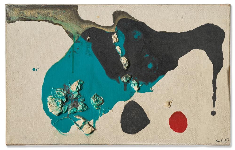 Marcelle Loubchansky comparable auction result: marcelle loubchansky 1917 1988 sans titre huile sur toile 22 x 35 cm p
