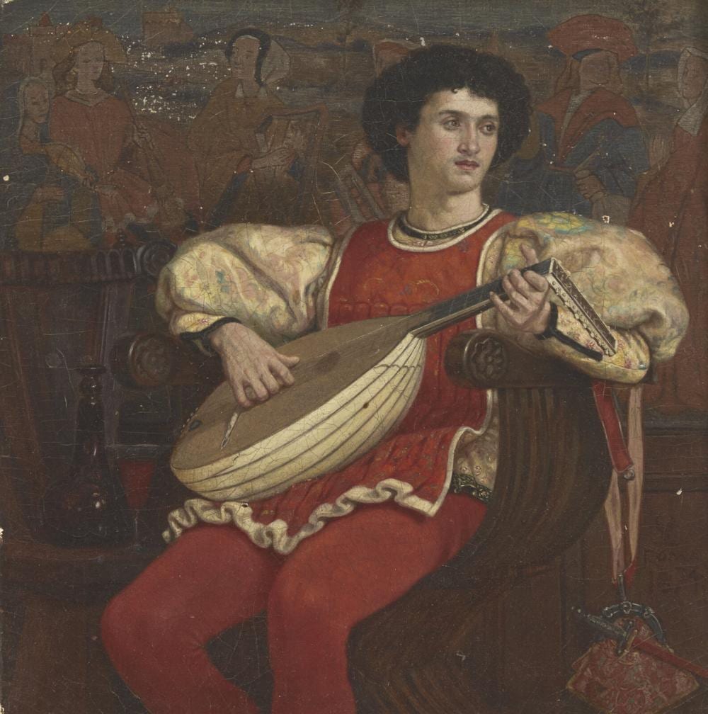 elihu vedder american 1836 1923 the lute player 1874 · Freeman’s | Hindman · 2024-12-08 Elihu Vedder comparable auction result: elihu vedder american 1836 1923 the lute player 1874