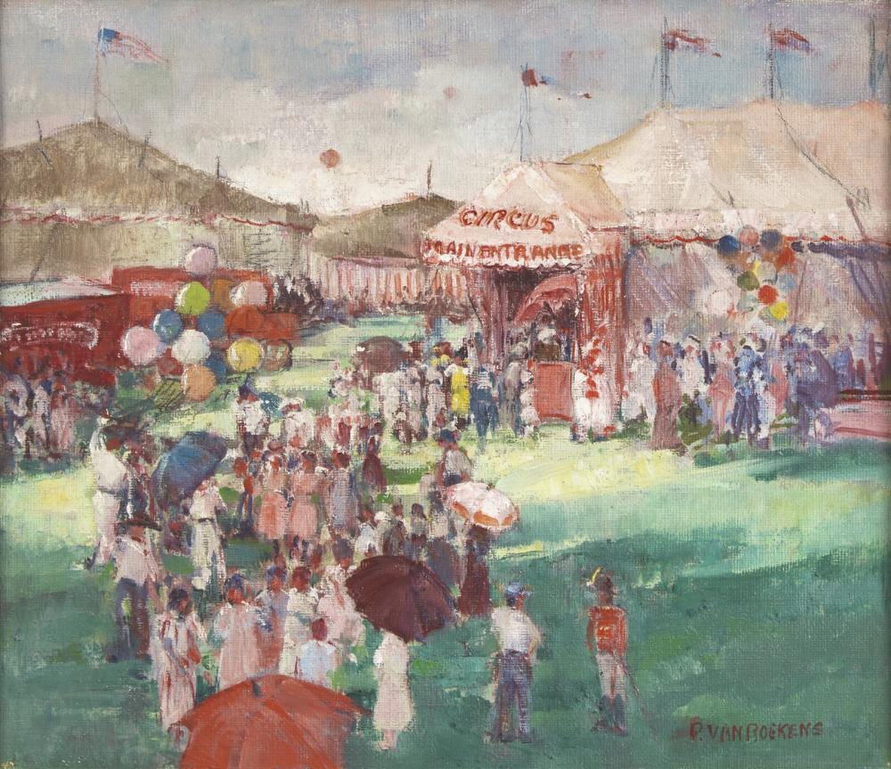 Paulette van Roekens comparable auction result: paulette van roekens american 1895 1988 summer circus