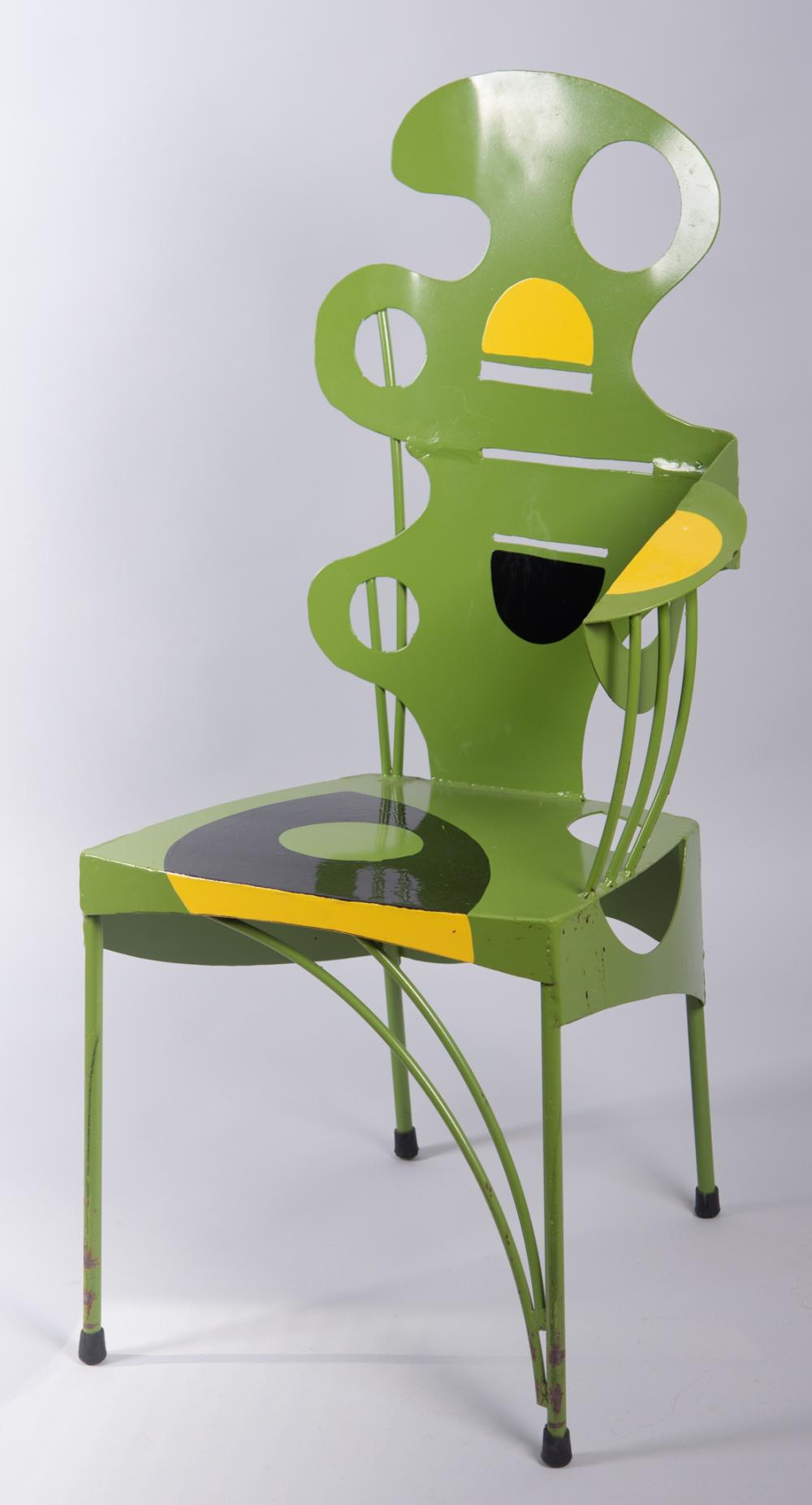 Brother Melvin Meyer comparable auction result: brother melvin meyer american 1928 2013 chair enameled metal
