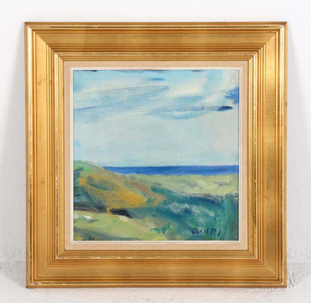 Axel Jensen comparable auction result: axel p jensen 1885 1972 landscape o p