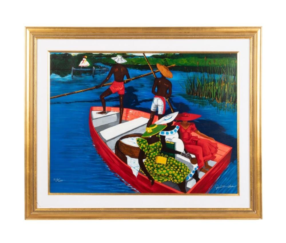 Jonathan Green comparable auction result: jonathan green escorting ruth litho 236 250