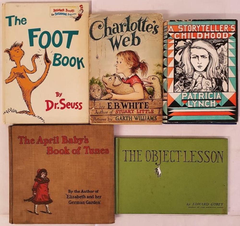 Károly Kotász comparable auction result: vintage children s books the april baby s book of tunes illustrated by k