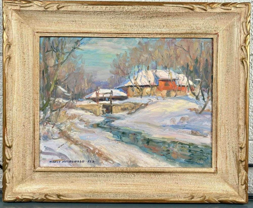 Manly Edward MacDonald comparable auction result: manly edward macdonald canadian 1889 1971