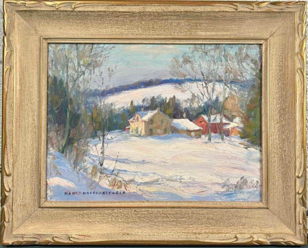 Manly Edward MacDonald comparable auction result: manly edward macdonald canadian 1889 1971
