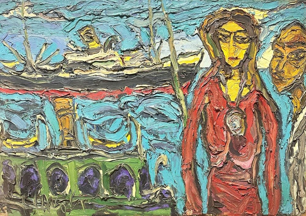 Carlo Caroli comparable auction result: carlo caroli napoli 1920 anzio 2008 nel porto