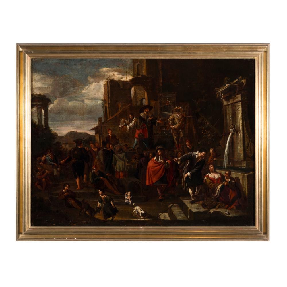 Jan Miel comparable auction result: jan miel anversa 1599 torino 1663