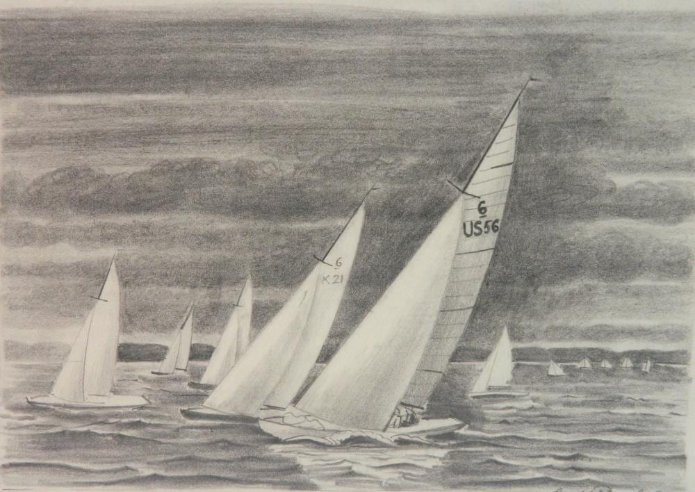 Arnold Ronnebeck comparable auction result: arnold ronnebeck american 1885 1947 pencil drawing