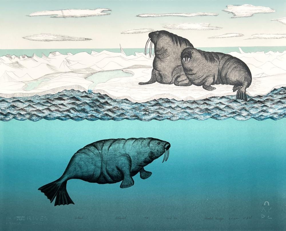 pitseolak niviaqsi inuit 1947 2015 lithograph · Rachel Davis Fine Arts · 2024-12-07 Pitseolak Niviaqsi comparable auction result: pitseolak niviaqsi inuit 1947 2015 lithograph