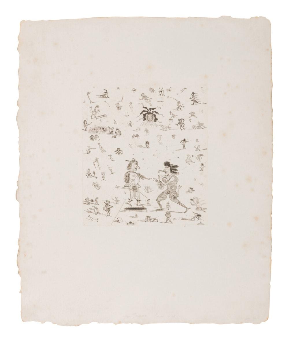 Jim Nutt comparable auction result: jim nutt american b 1938 you re so coarse tish tish 1979