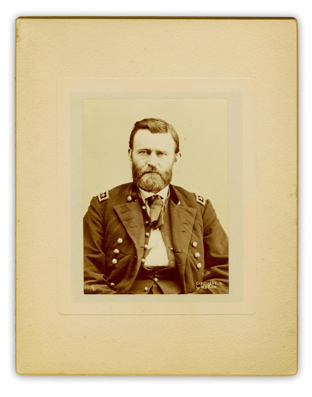 "The Only True Likeness" of Ulysses S. Grant, Posthumously Published sold by University Archives, lot 40 — auction record photograph