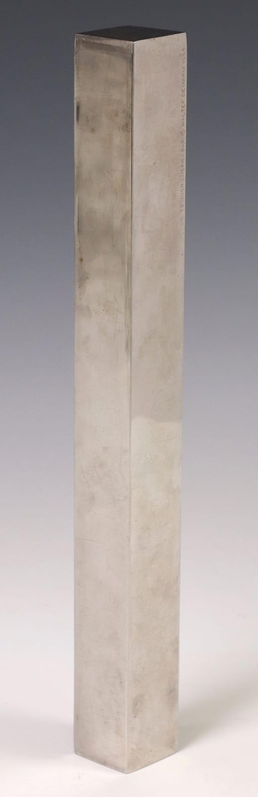 Walter De Maria comparable auction result: walter de maria d 2013 minimalist steel sculpture high energy bar 73