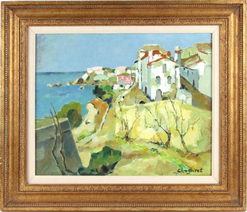 Alfred Chagniot comparable auction result: alfred chagniot french 1905 1991 lisbon portugal oil on canvas