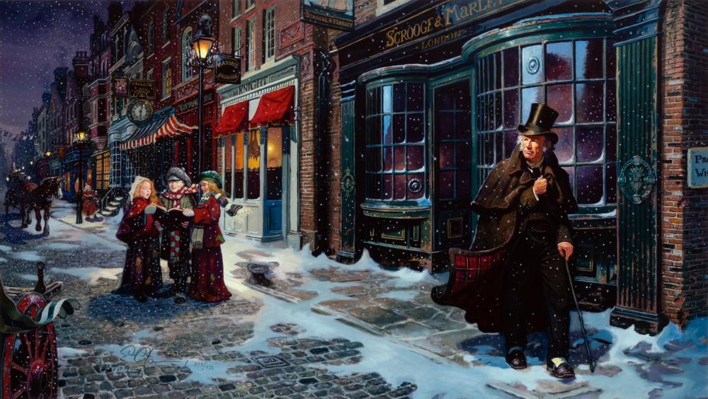Dean Morrissey comparable auction result: dean morrissey a christmas carol