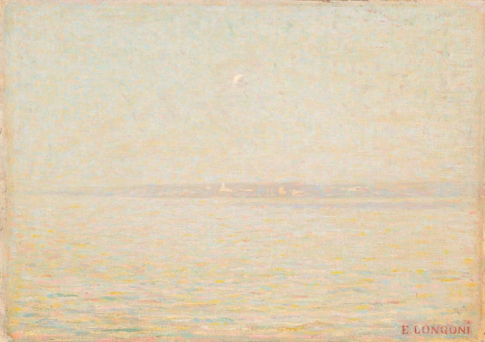 Emilio Longoni comparable auction result: emilio longoni barlassina 1859 milano 1932 lake garda