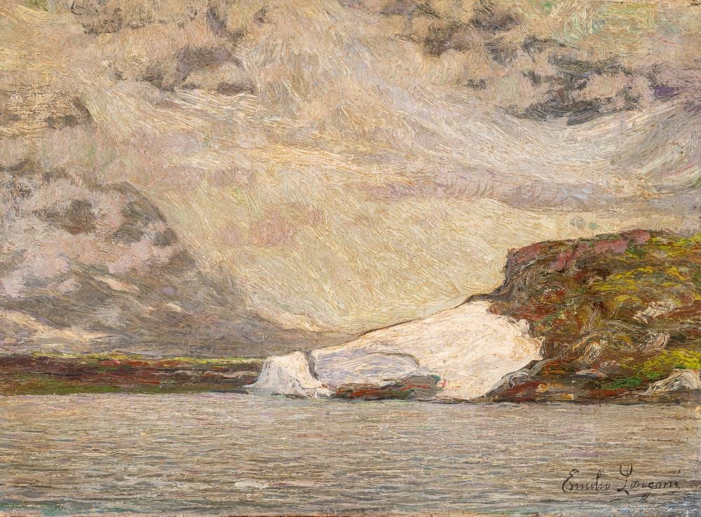 Emilio Longoni comparable auction result: emilio longoni barlassina 1859 milano 1932 bernina