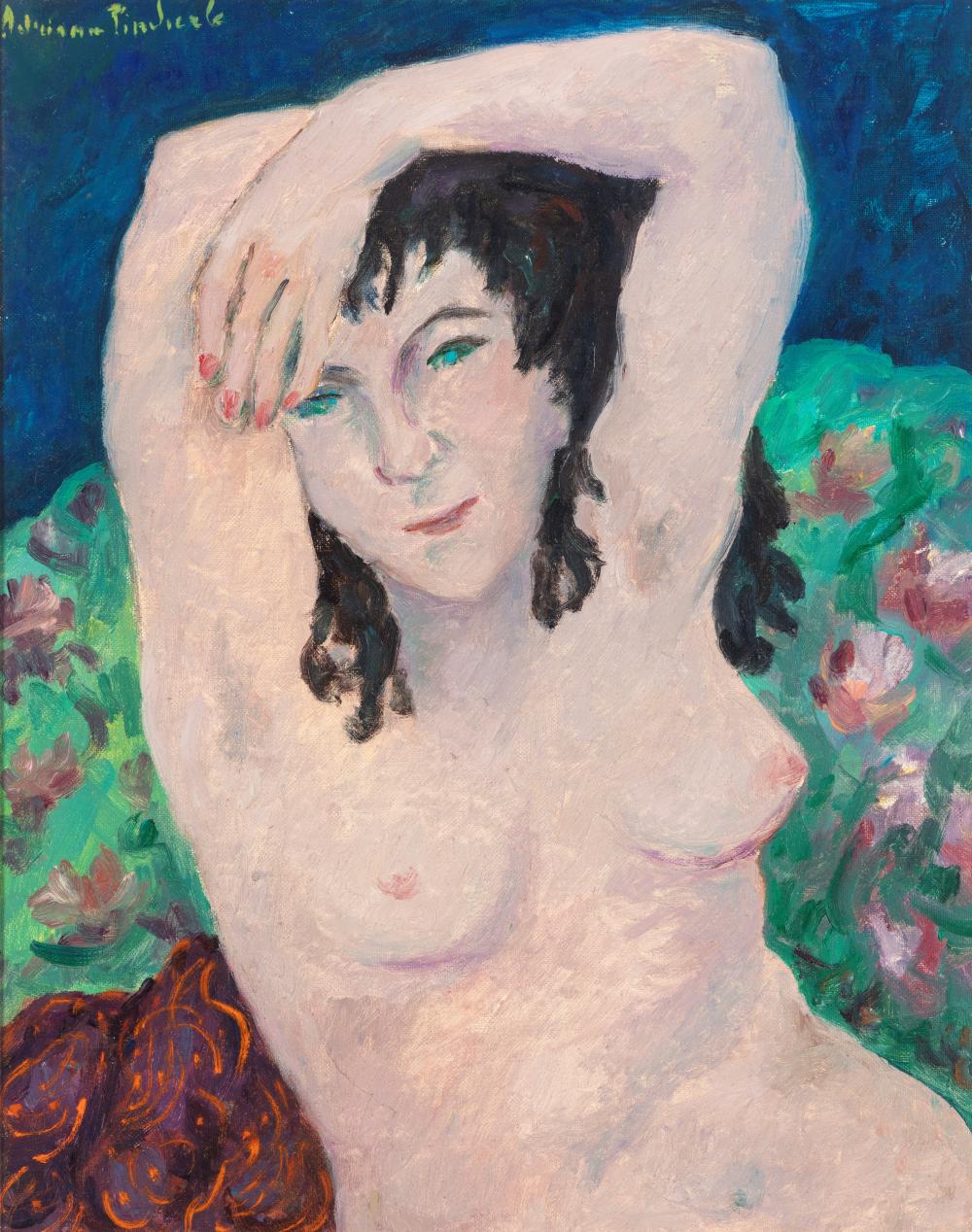 Adriana Pincherle comparable auction result: adriana pincherle firenze 1905 1996 blue nude 1992