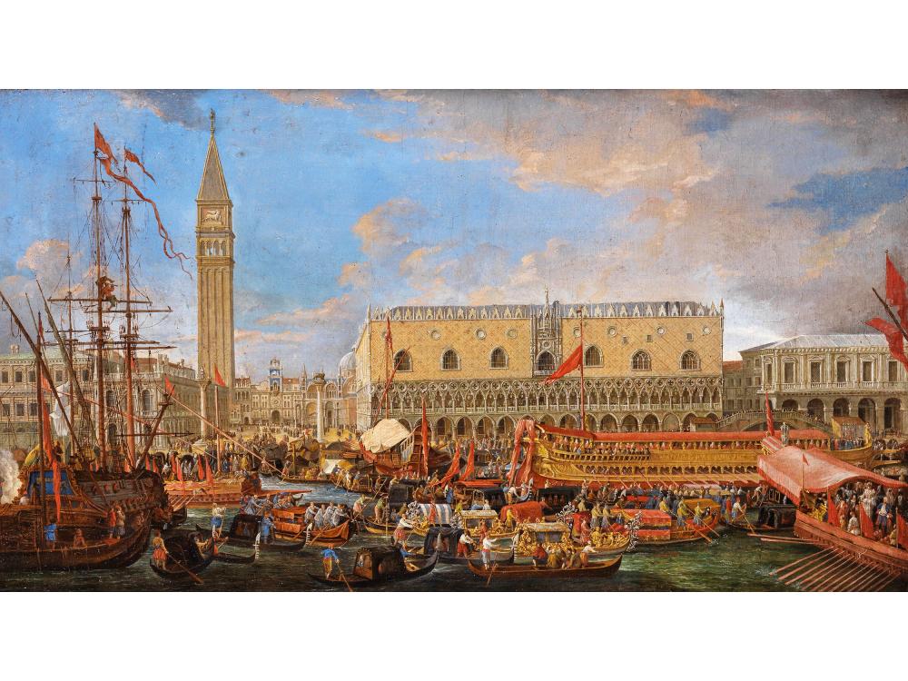 Luca Carlevaris comparable auction result: luca carlevaris 1663 65 udine 1729 31 venedig umkreis