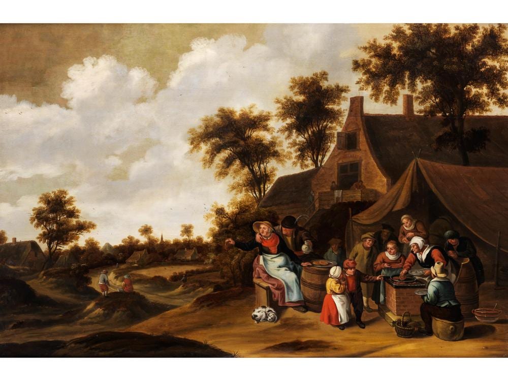Cornelis Droochsloot comparable auction result: cornelis droogsloot 1630 1673 zugeschrieben